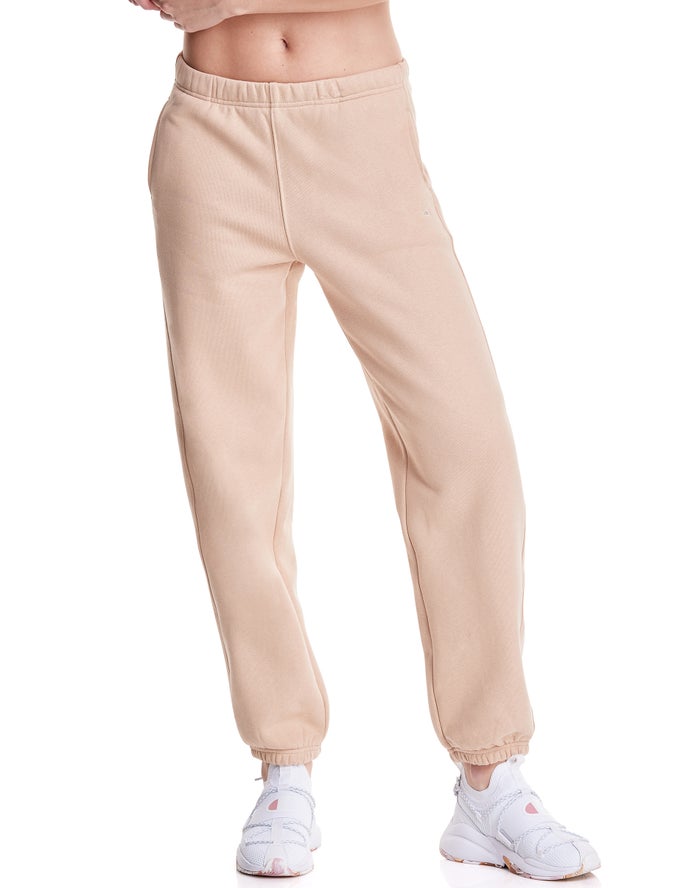 Champion Trainingsbroek Dames - Beige - Reverse Weave Boyfriend ( 263785-FWB )